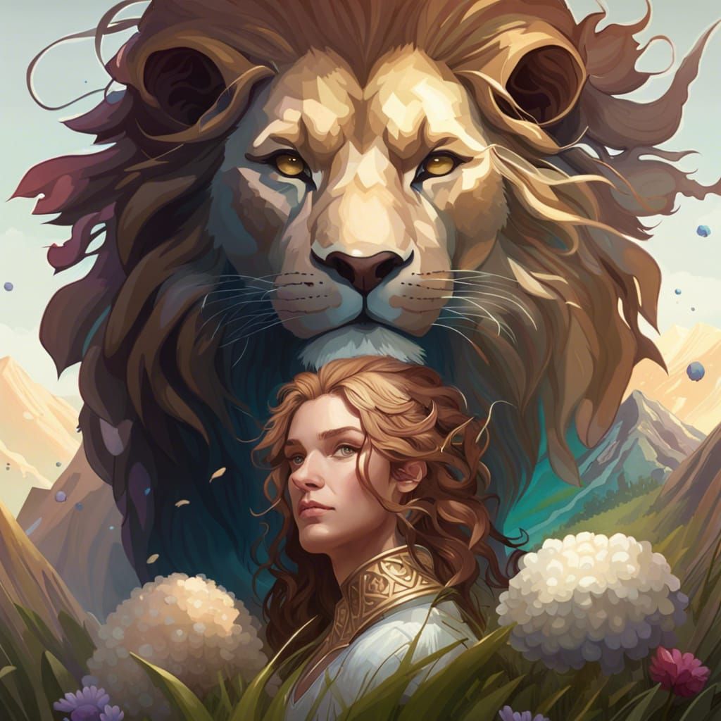 The Lion and the Lamb - AI Generated Artwork - NightCafe Creator