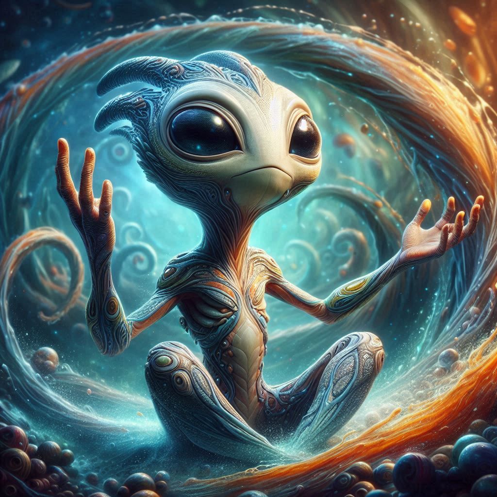 double exposure beautiful fantasy DALL-E 3 portrait landscap...