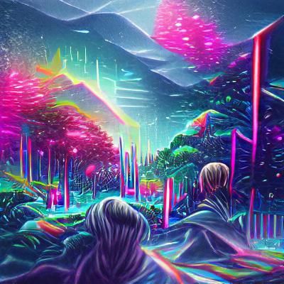 Rainbow forest