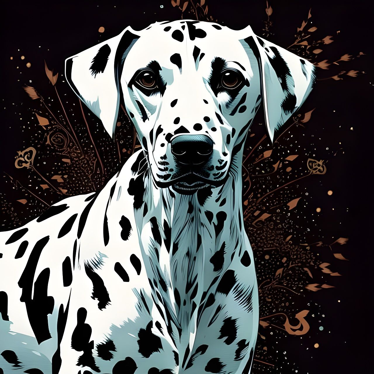 Delicate Dalmatian  by @Kle00