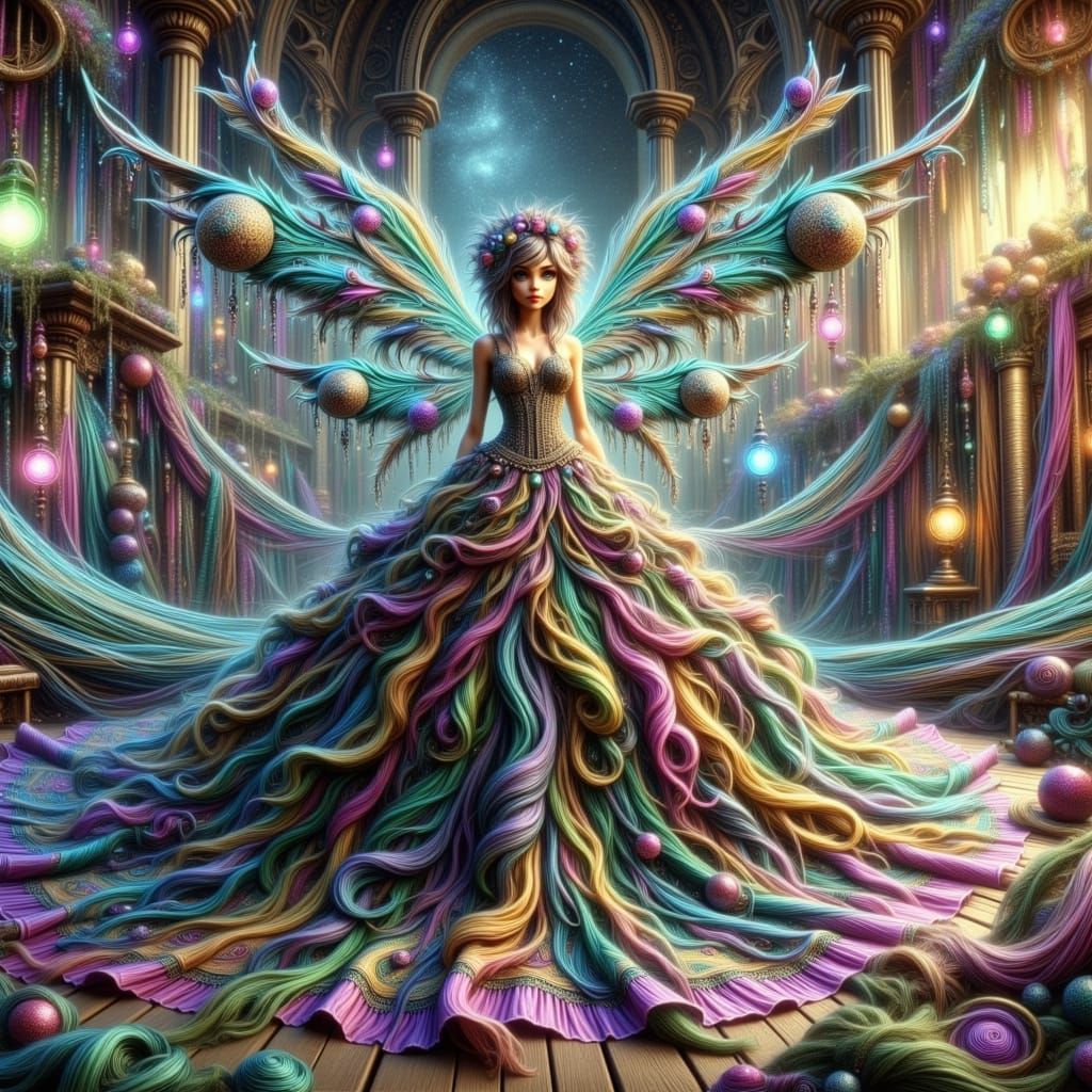 Fractal Dress Model in Cosmic Dreamscape
