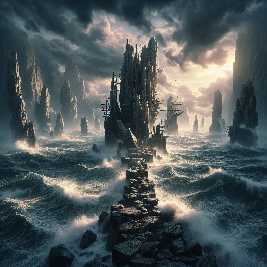 The Odyssey : Charybdis and Scylla