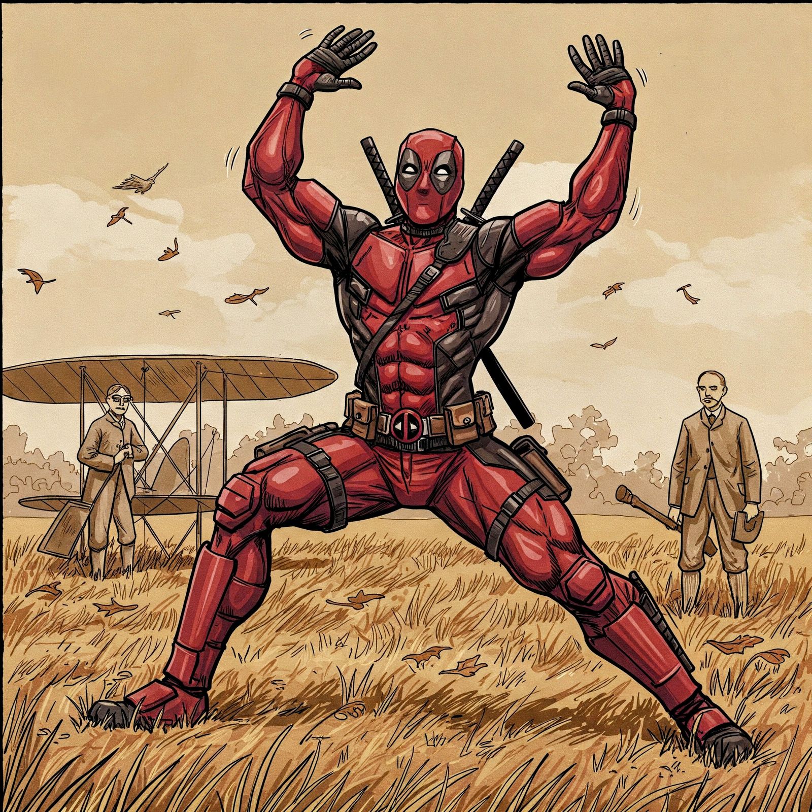 - and we'll fly through the air and ....get jet lag.. and la...