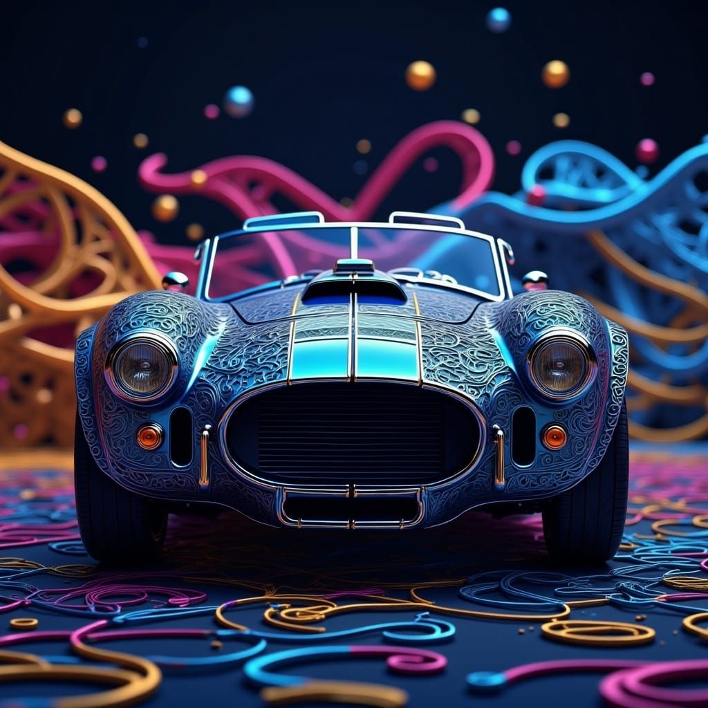 A shelby cobra car <lora:String Theory 2:1.0> 