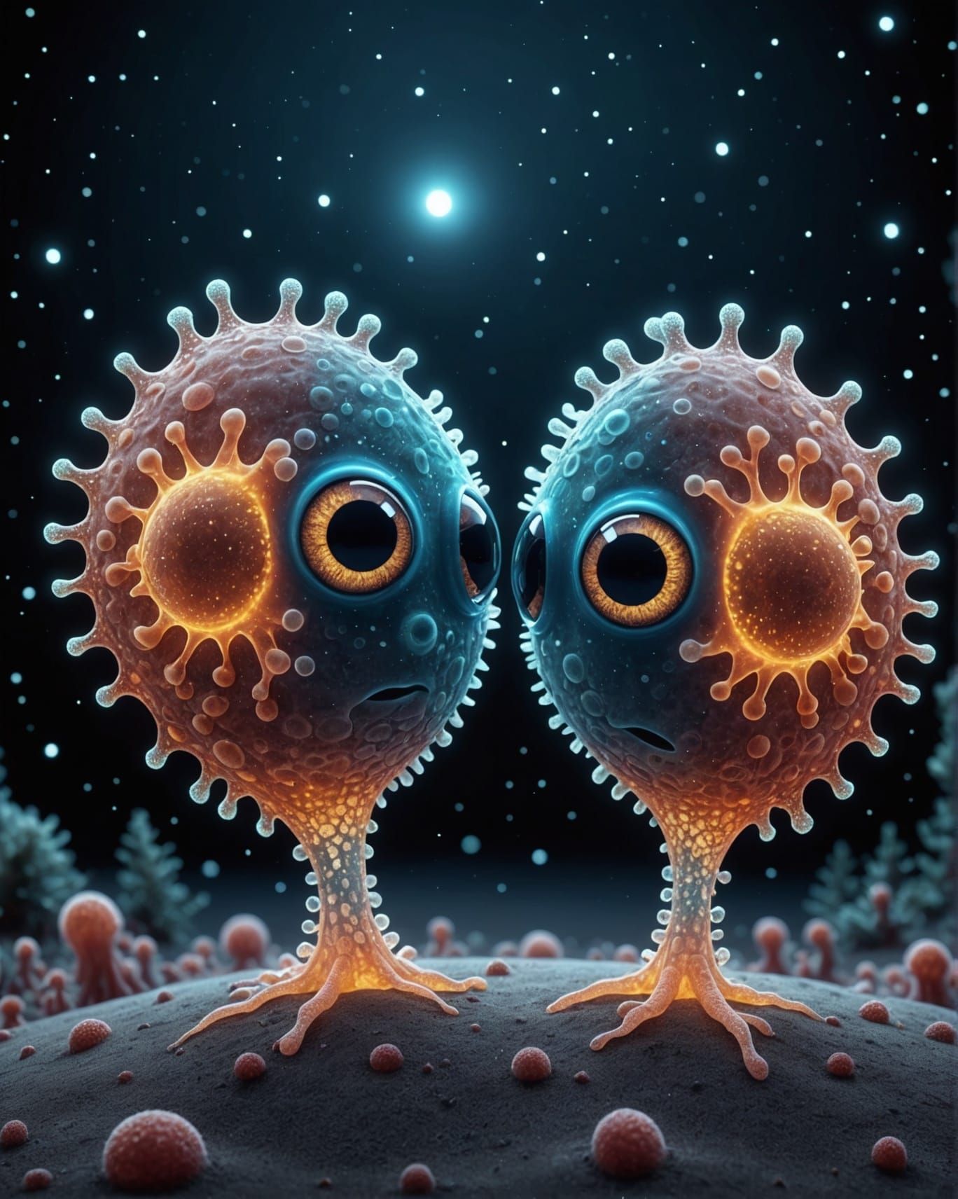 amoeba (s) - AI Generated Artwork - NightCafe Creator