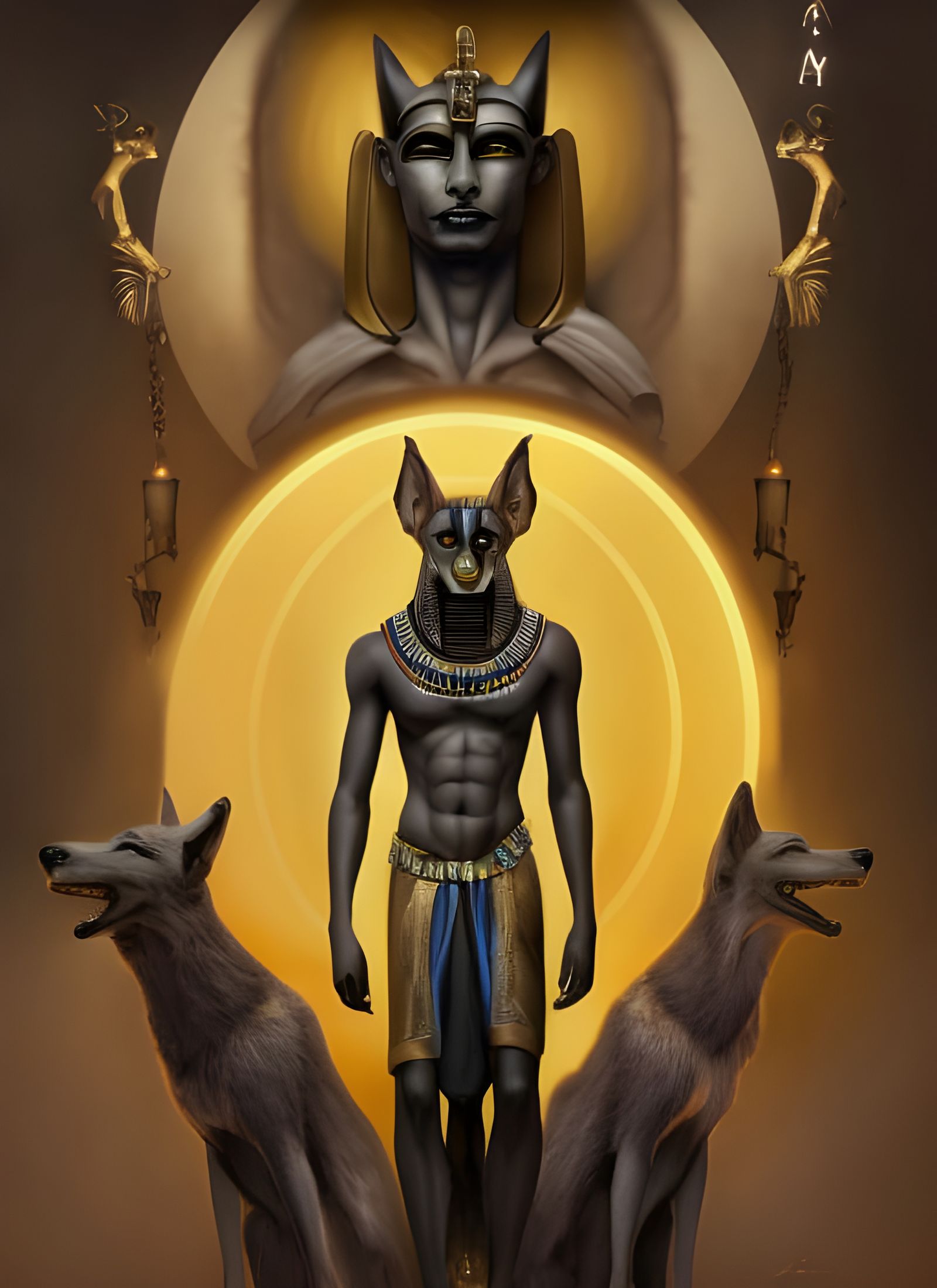 Anubis, Canine Protector of Egypt undefined
