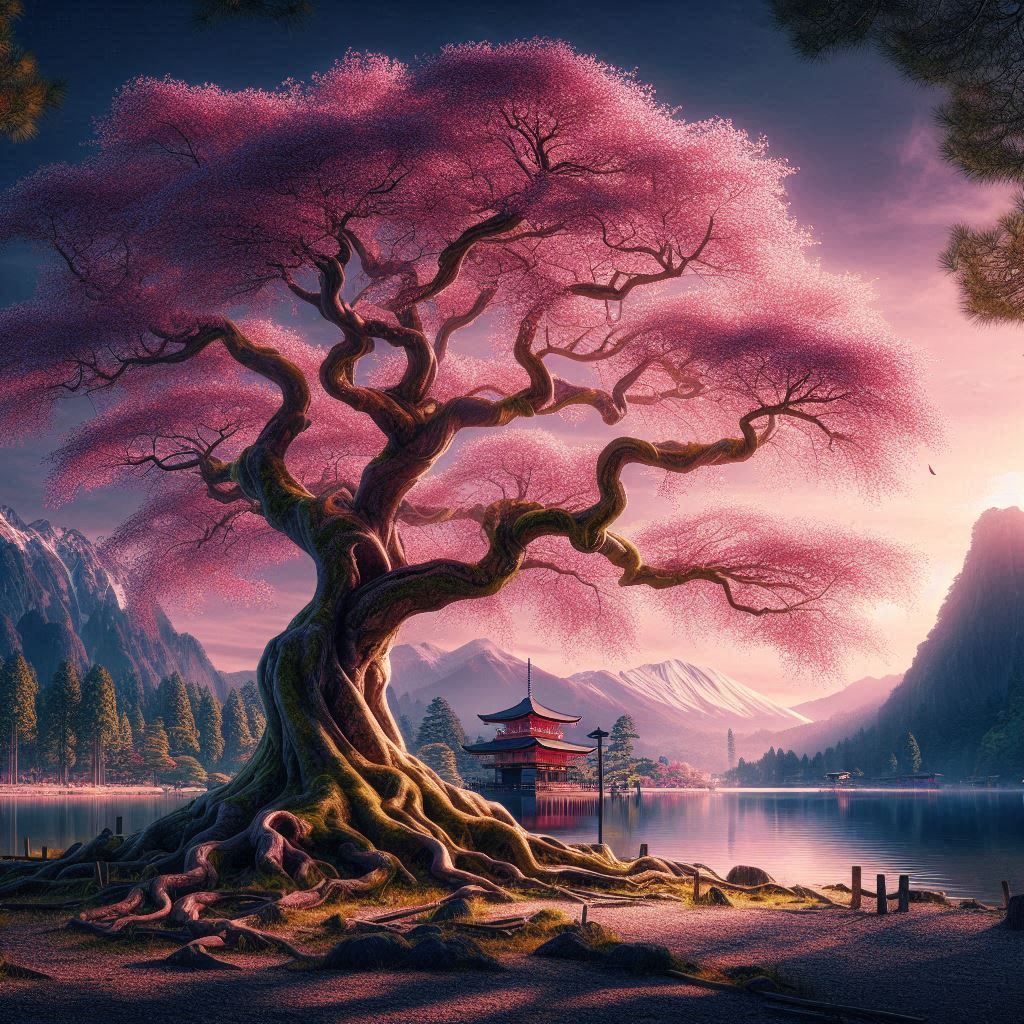 A Beautiful Sakura Tree