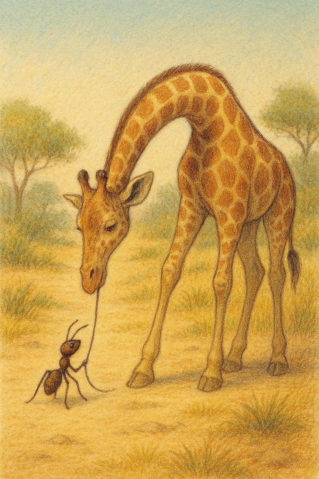 The Ant and the Giraffe