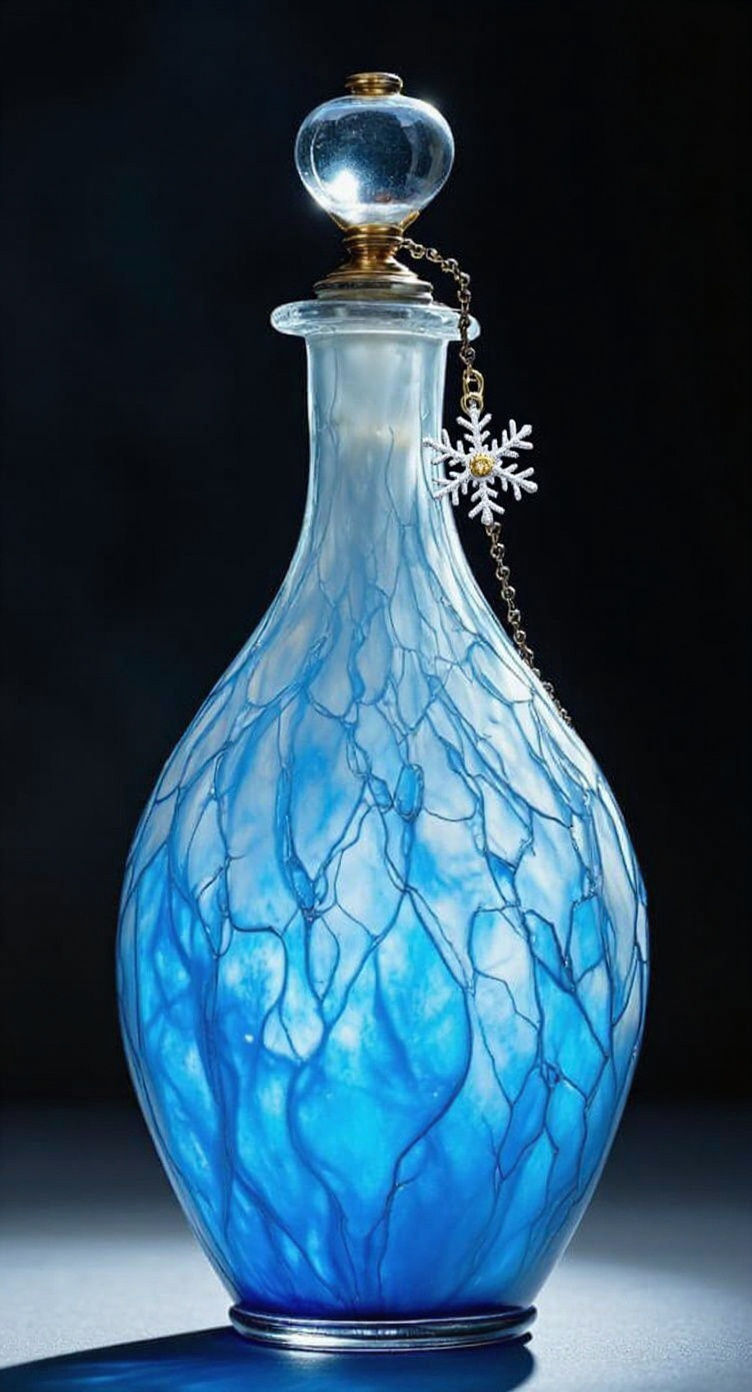Magical Freeze Potion Bottle in Tiffany Style