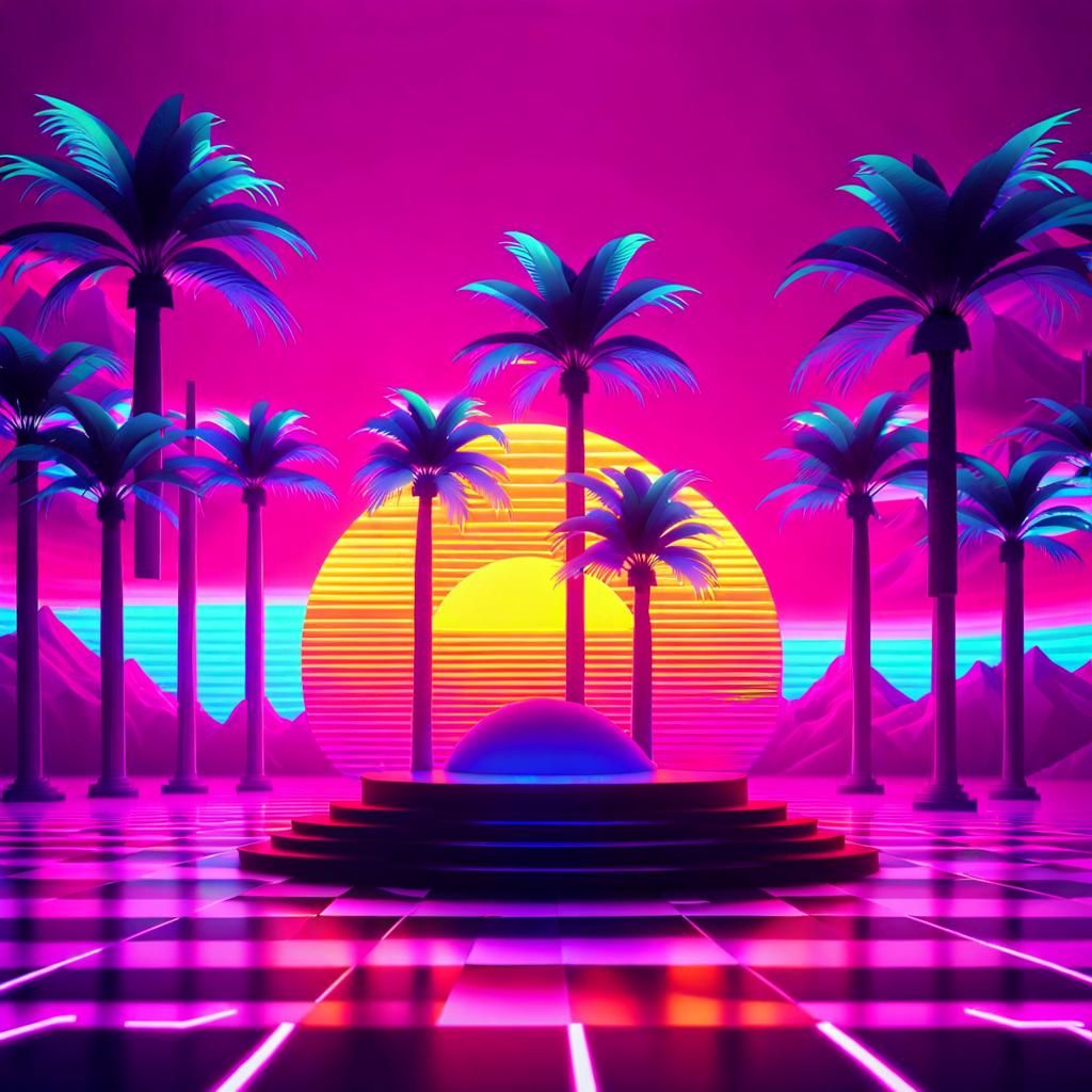 Vaporwave - AI Generated Artwork - NightCafe Creator