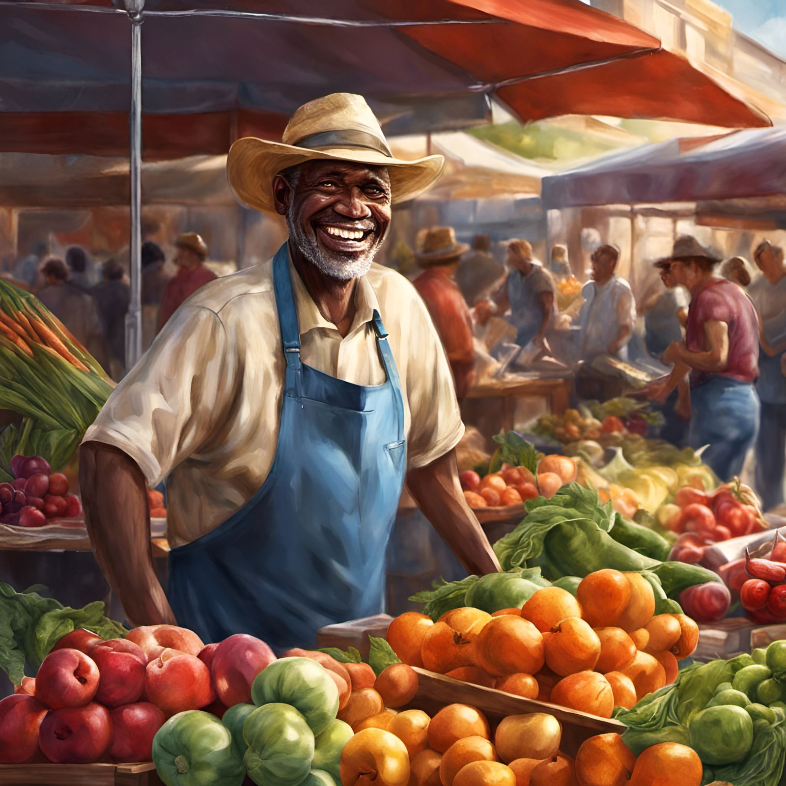 The Farmer's Market is a Happy Place!  by @NewAgerJul