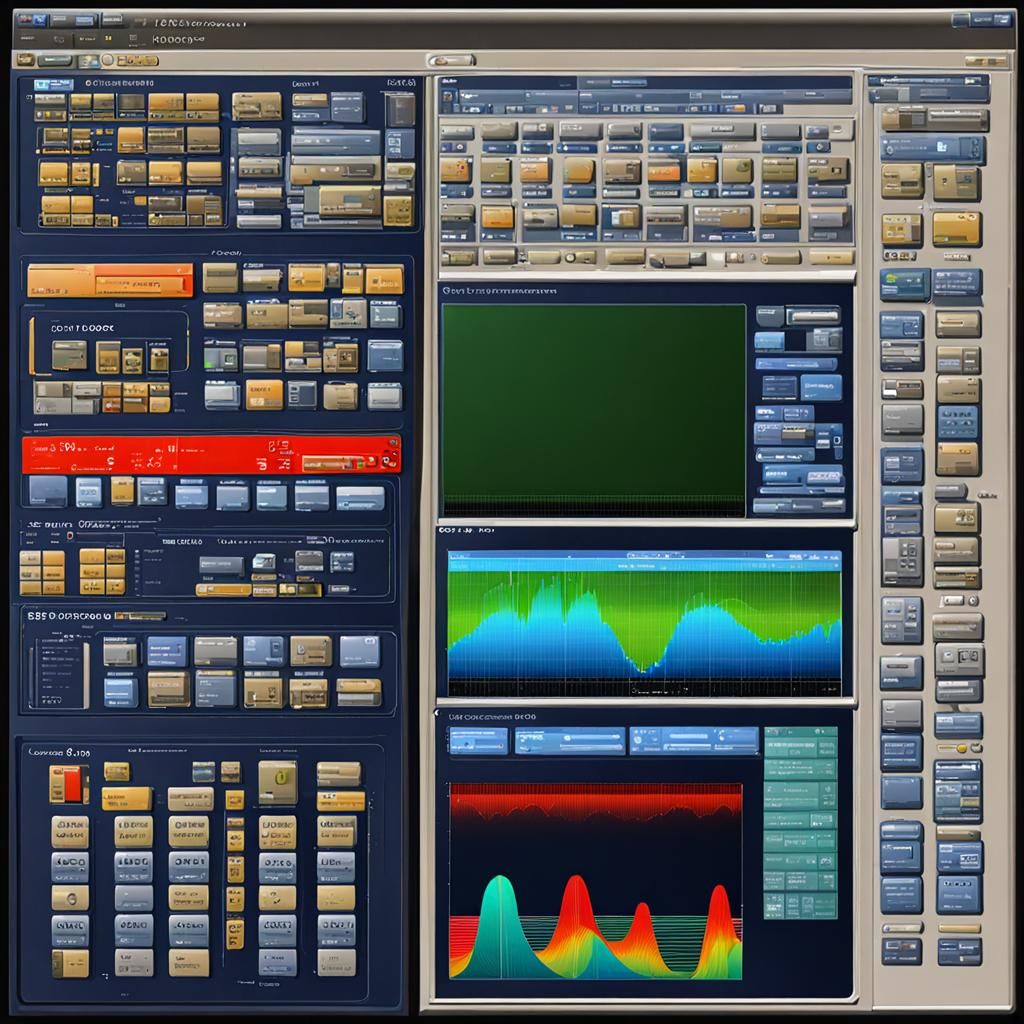 computer software GUI, decoding software, interface, encodin...