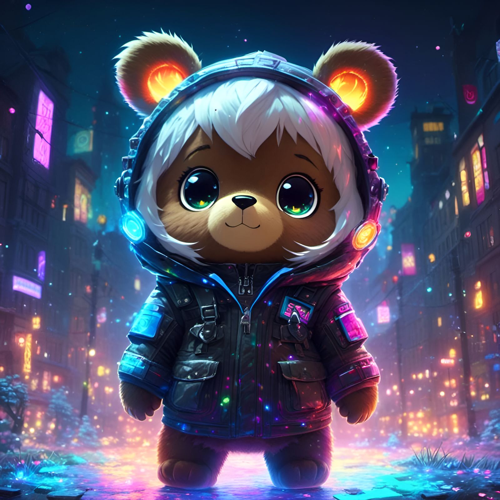 Bear Cub V.FF - AI Generated Artwork - NightCafe Creator