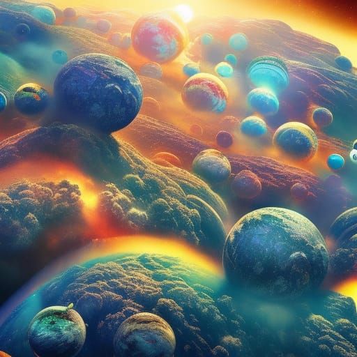 Planets of crowded space