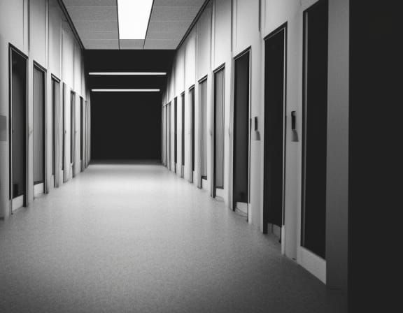 Liminal Space, building, inside, dark, no right, unpleasant ...