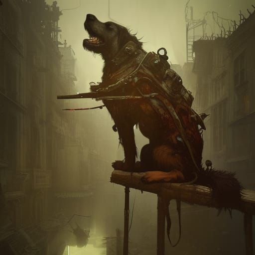 dog zombie