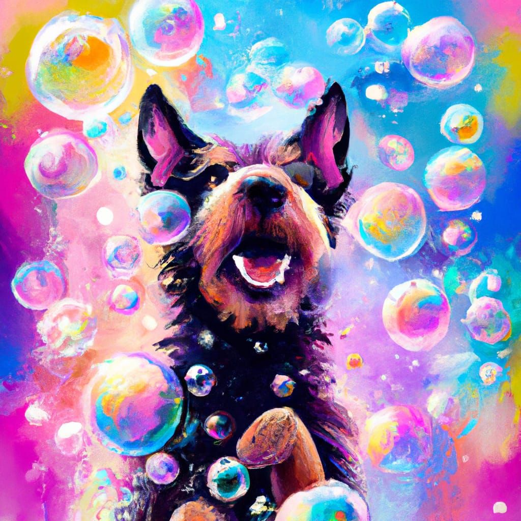 Oh my DOG, Bubbles!!!  by @Miguelito101