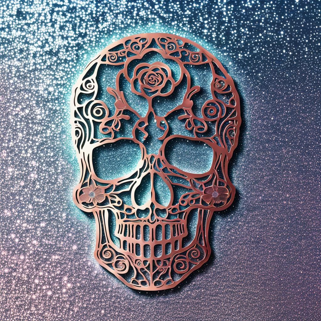 Fancy Skull - AI Generated Artwork - NightCafe Creator