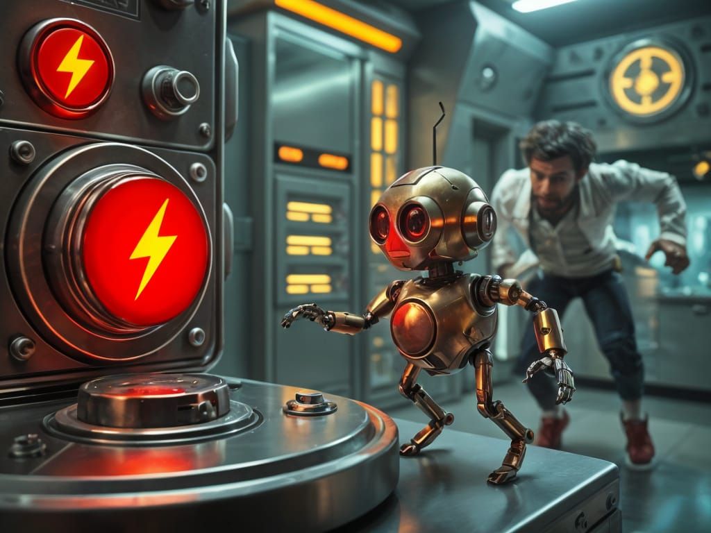 curious little robot  by @dai suki