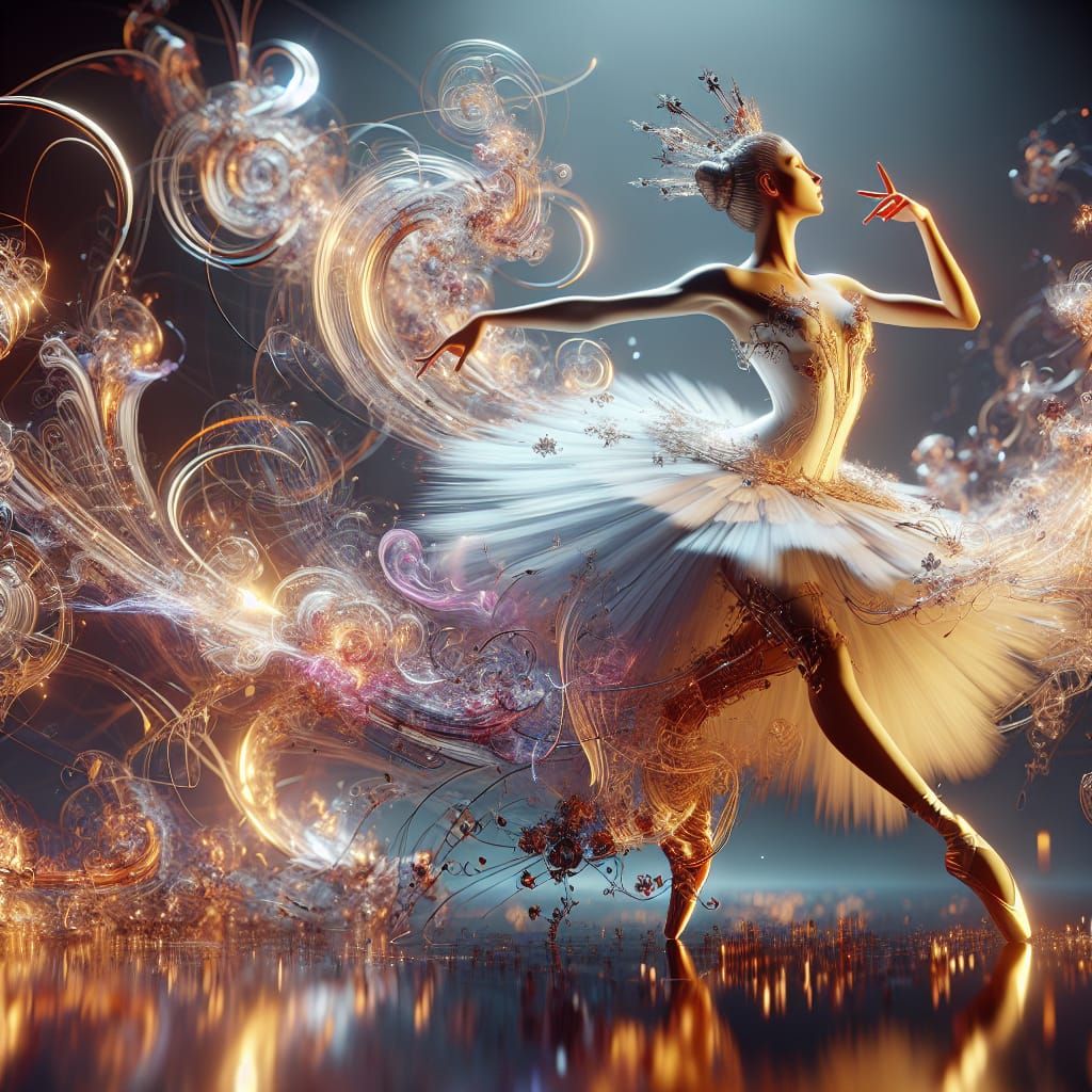 Electric Ballerina dancing   by @saltypretz