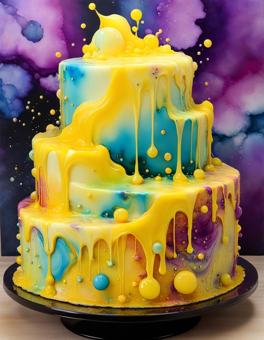 lopsided cake