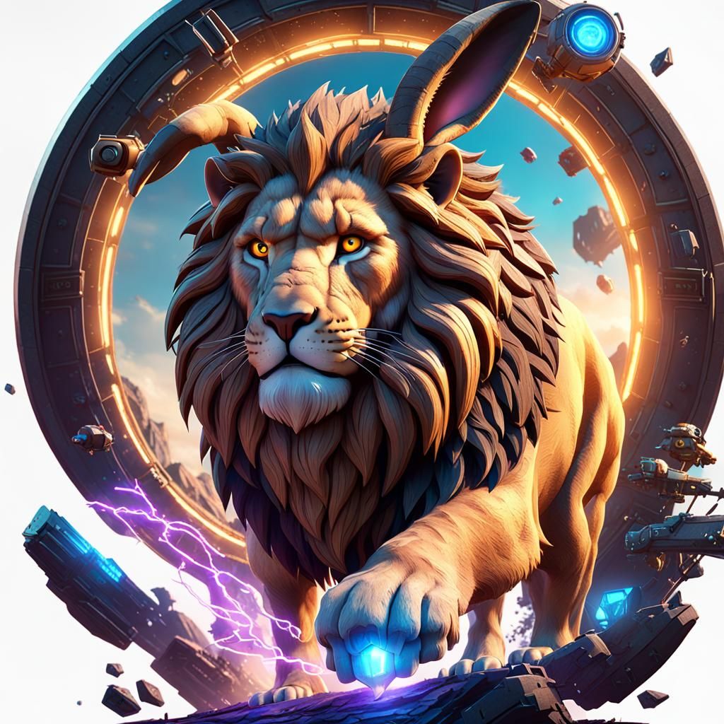 Fusion lion rabbit