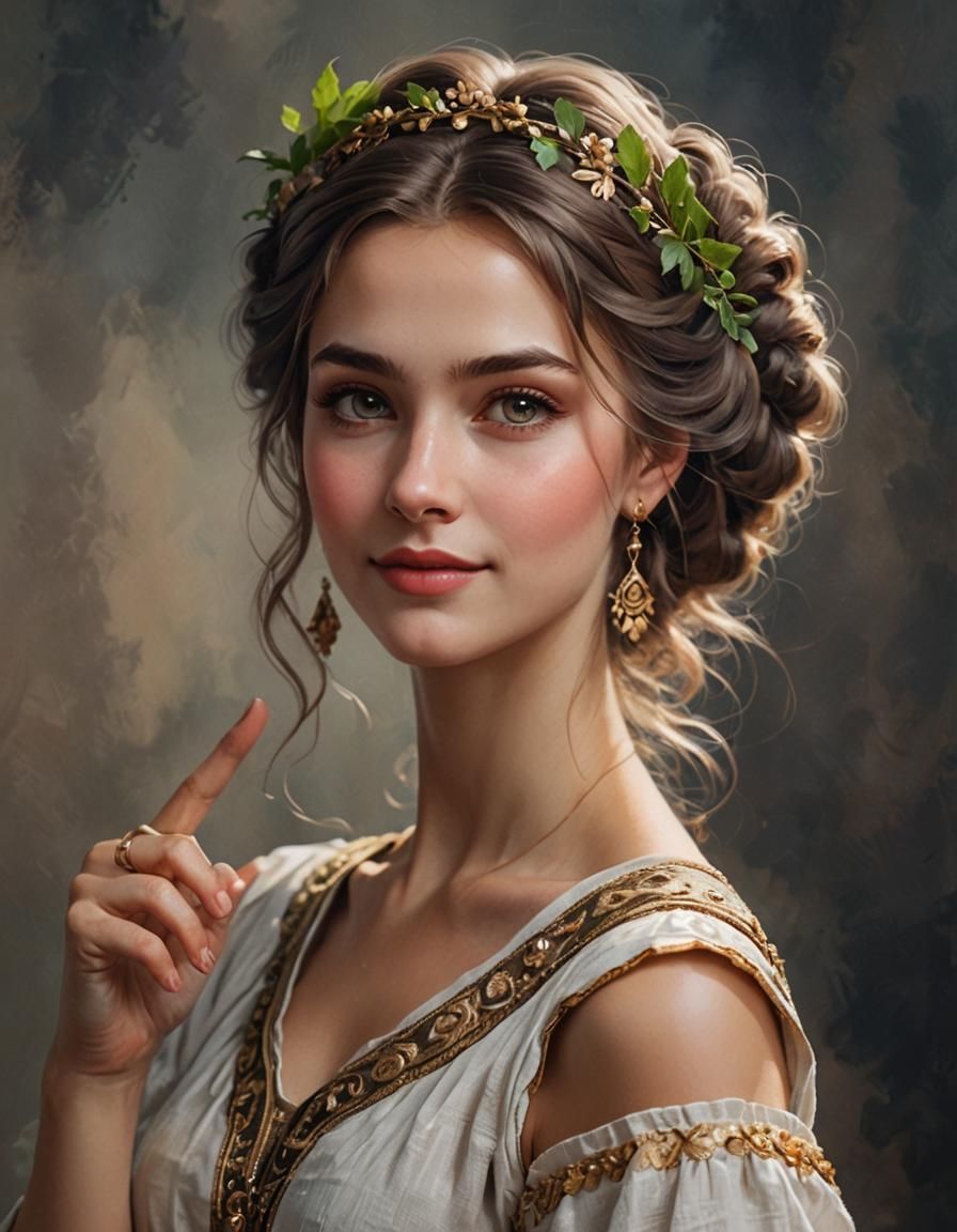 Slavic goddess of spring Vesna  by @Trickster