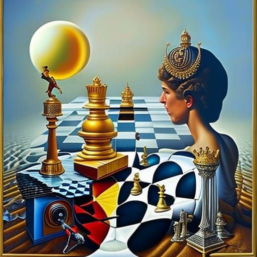 Chess pieces poised for the next move. - AI Generated Artwork - NightCafe  Creator