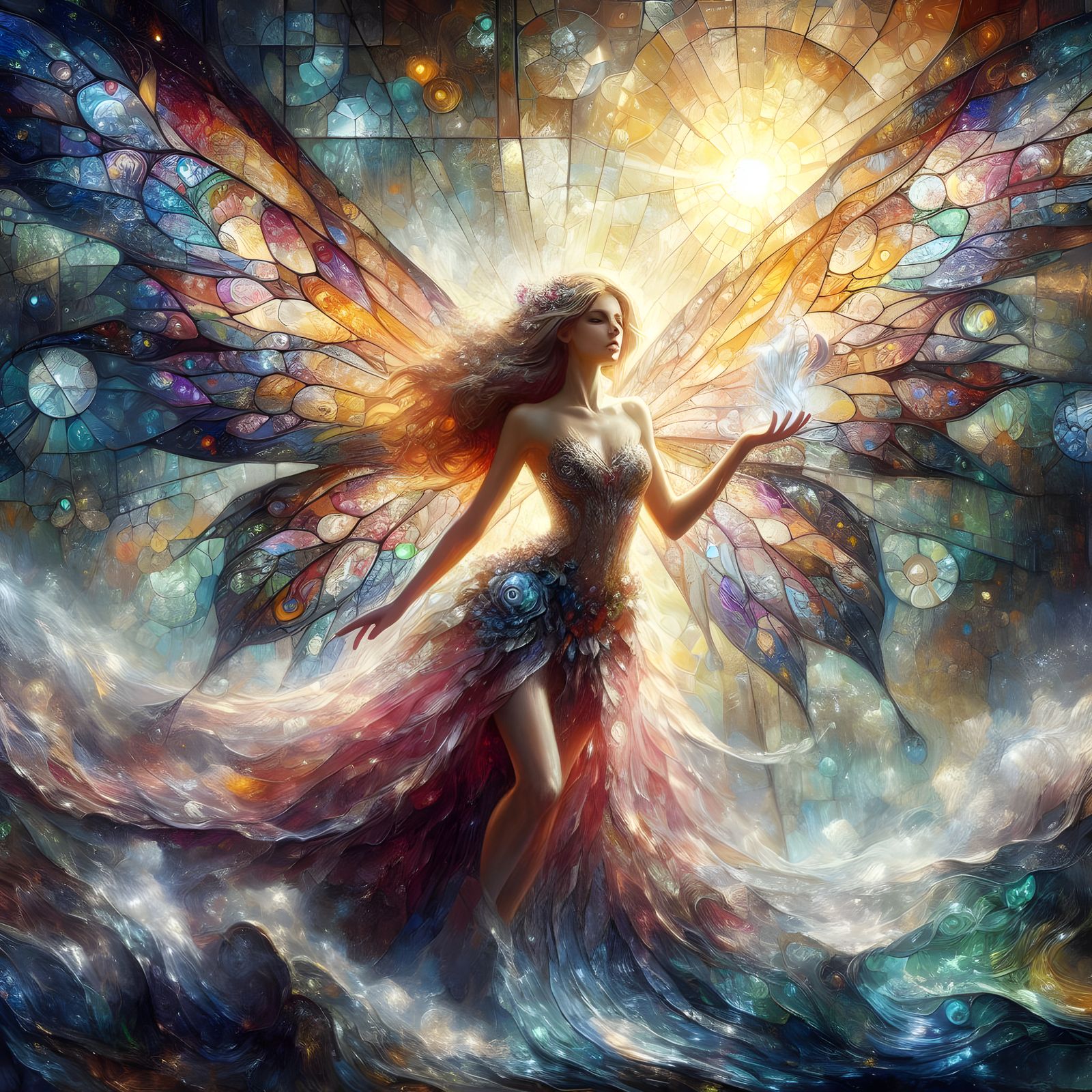 Stained Glass Fairy #5