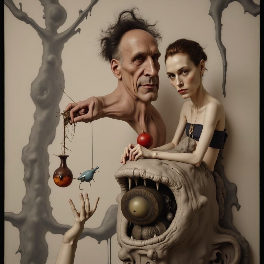 Duchampian Deviation: Surreal Abstract Illusion