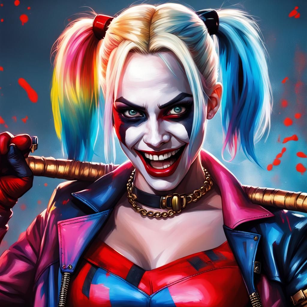 Harley Quinn - AI Generated Artwork - NightCafe Creator