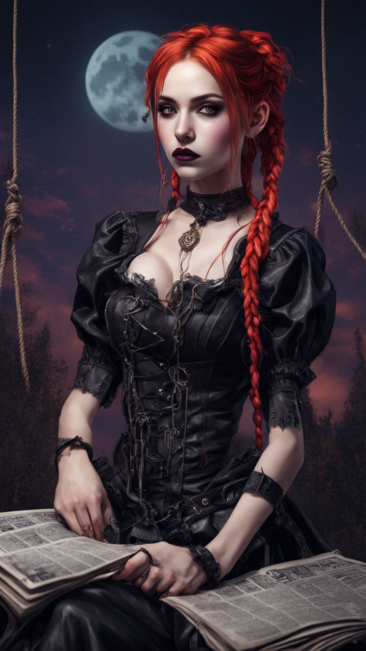 Pretty Gothic Girl