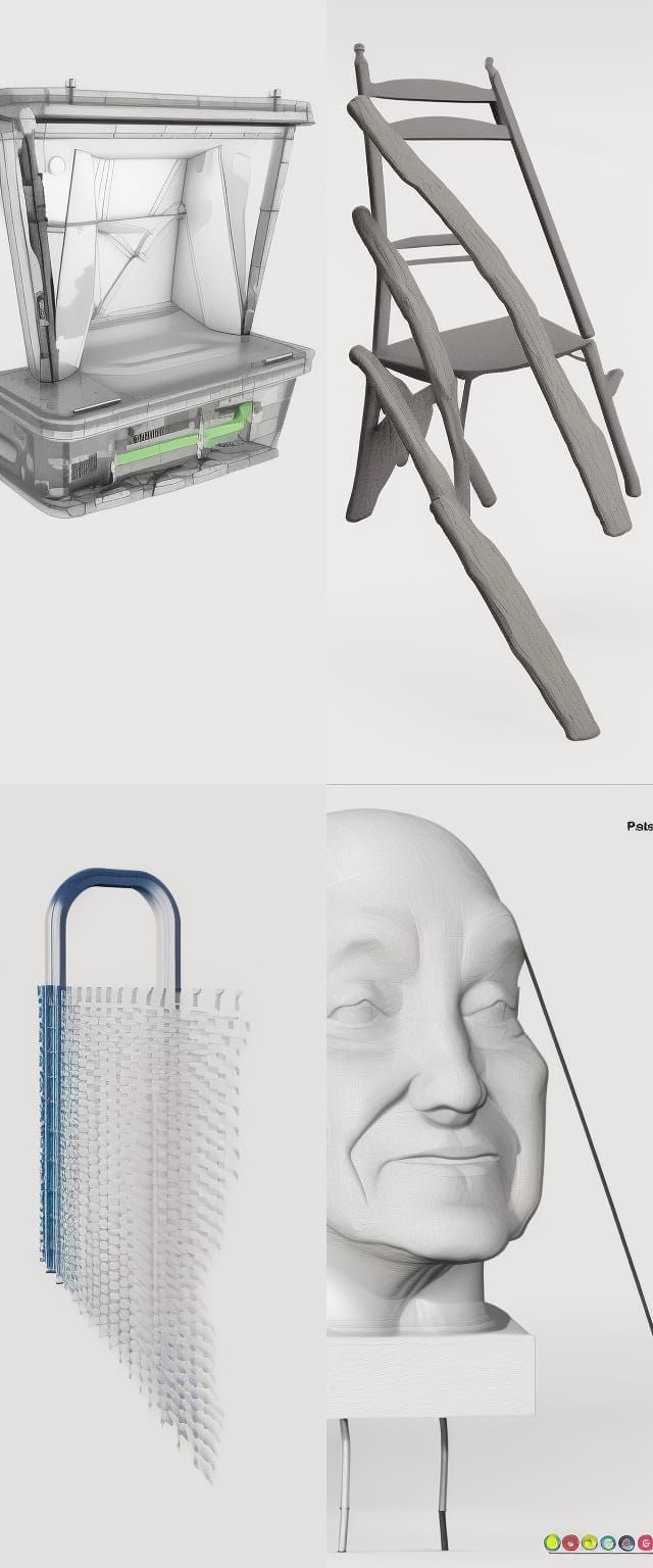 plastic, render