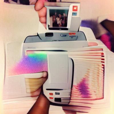 Shake it like a polaroid picture