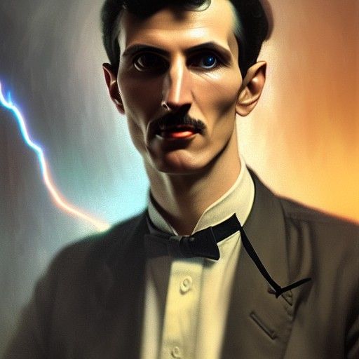 Nikola Tesla - AI Generated Artwork - NightCafe Creator