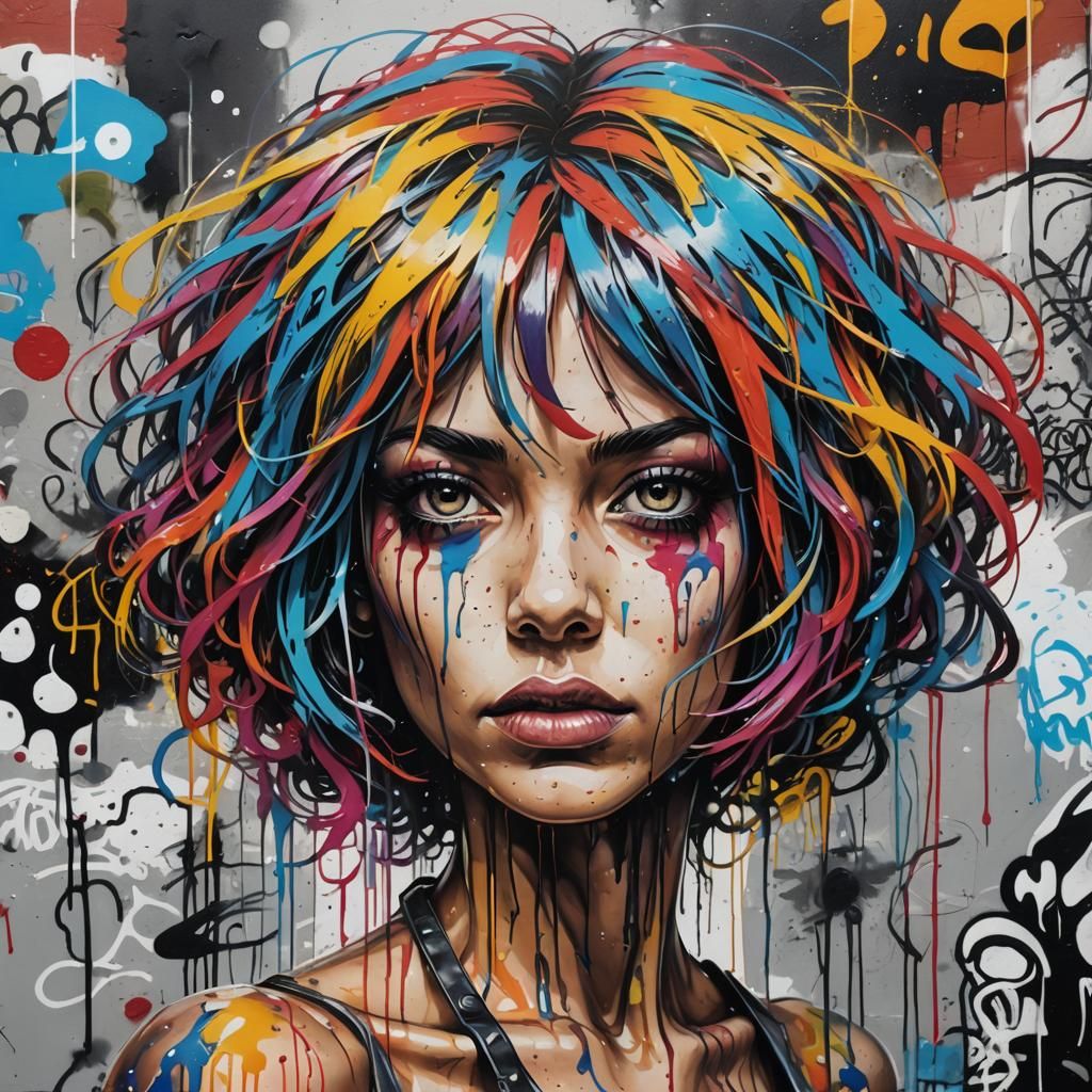 She puts a wig on her head
Made of hair from one who's dead....
