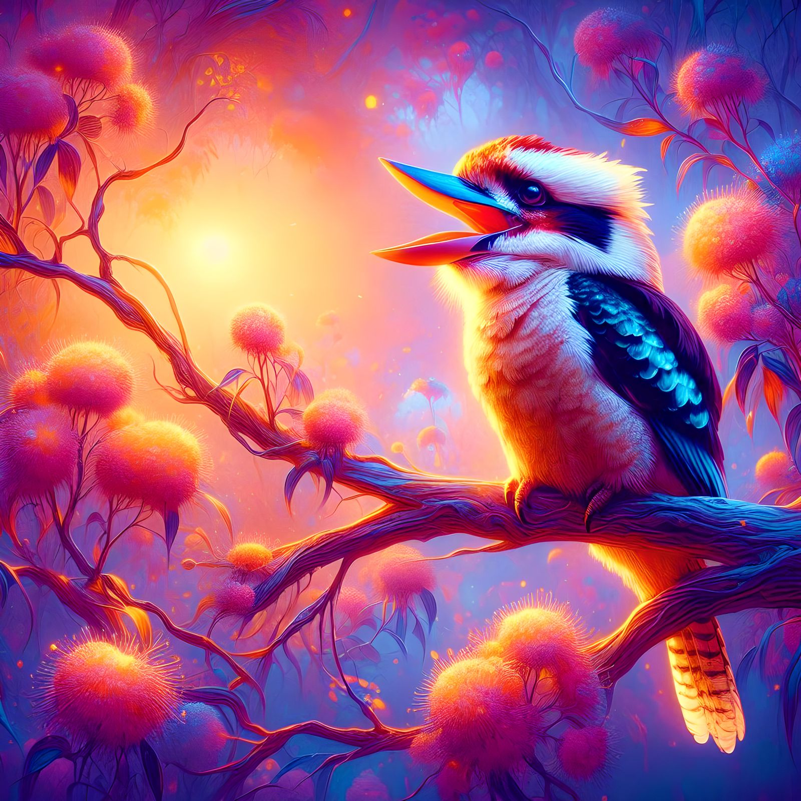 The Kookaburra of Australia and New Guinea