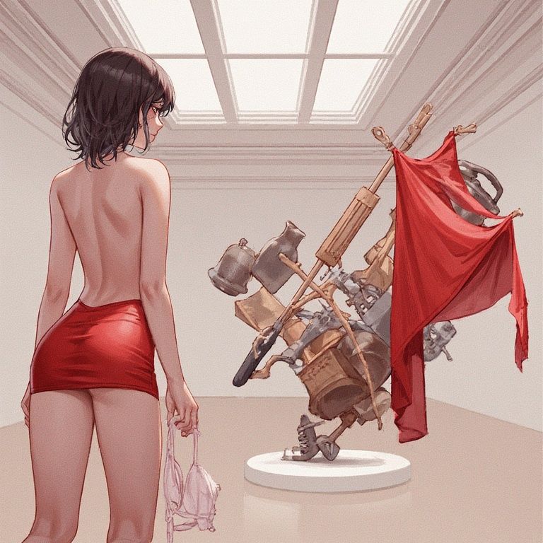 Modern collage, anime style