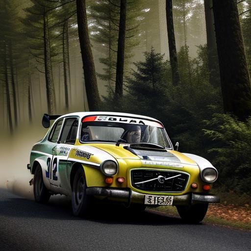 Volvo 66 rally car