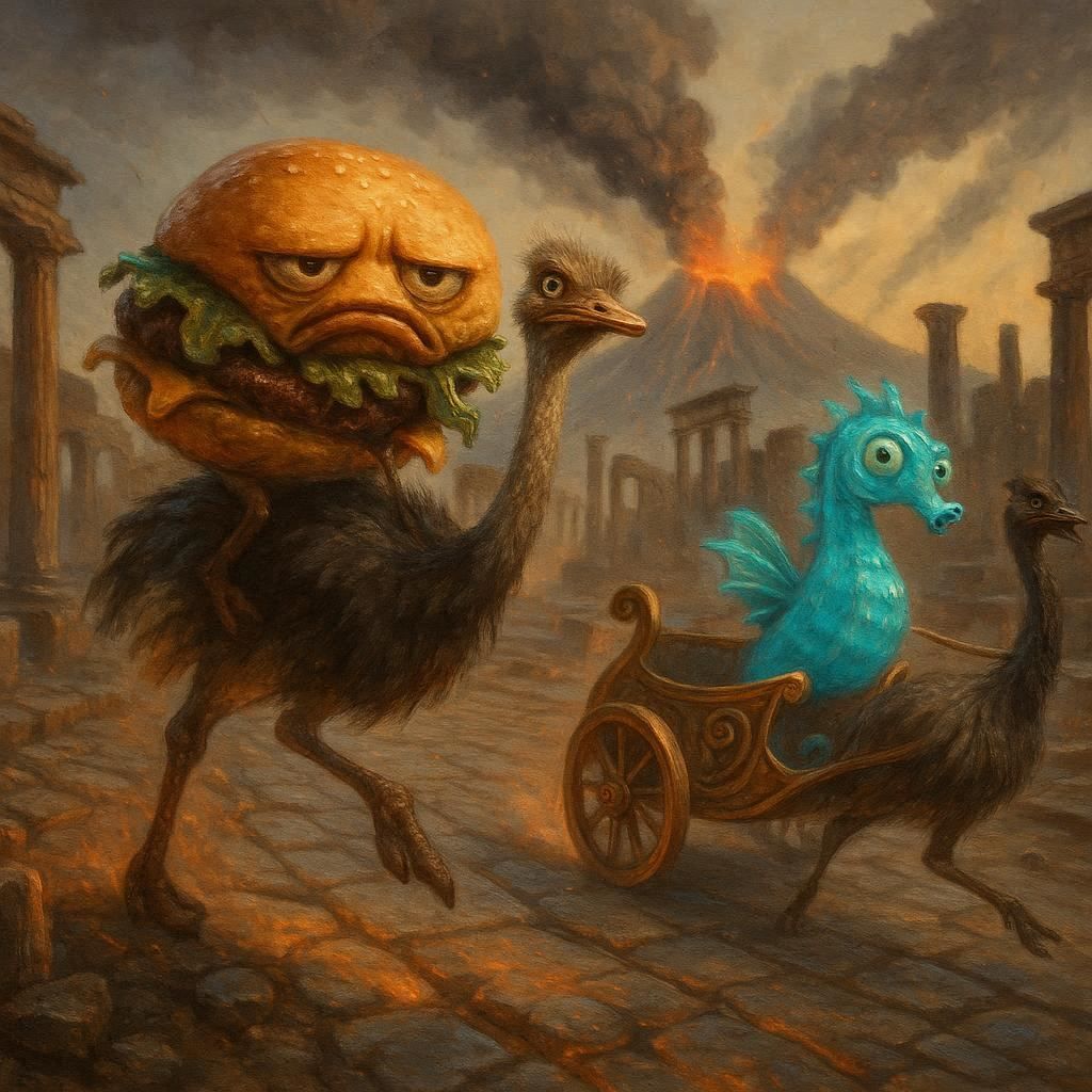 This chase is a close one!