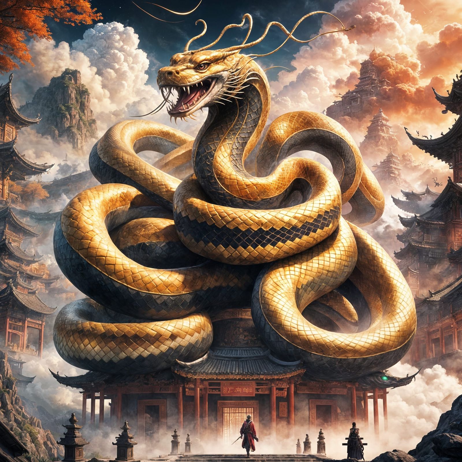 Year of the snake.   by @Mad Piece Maker