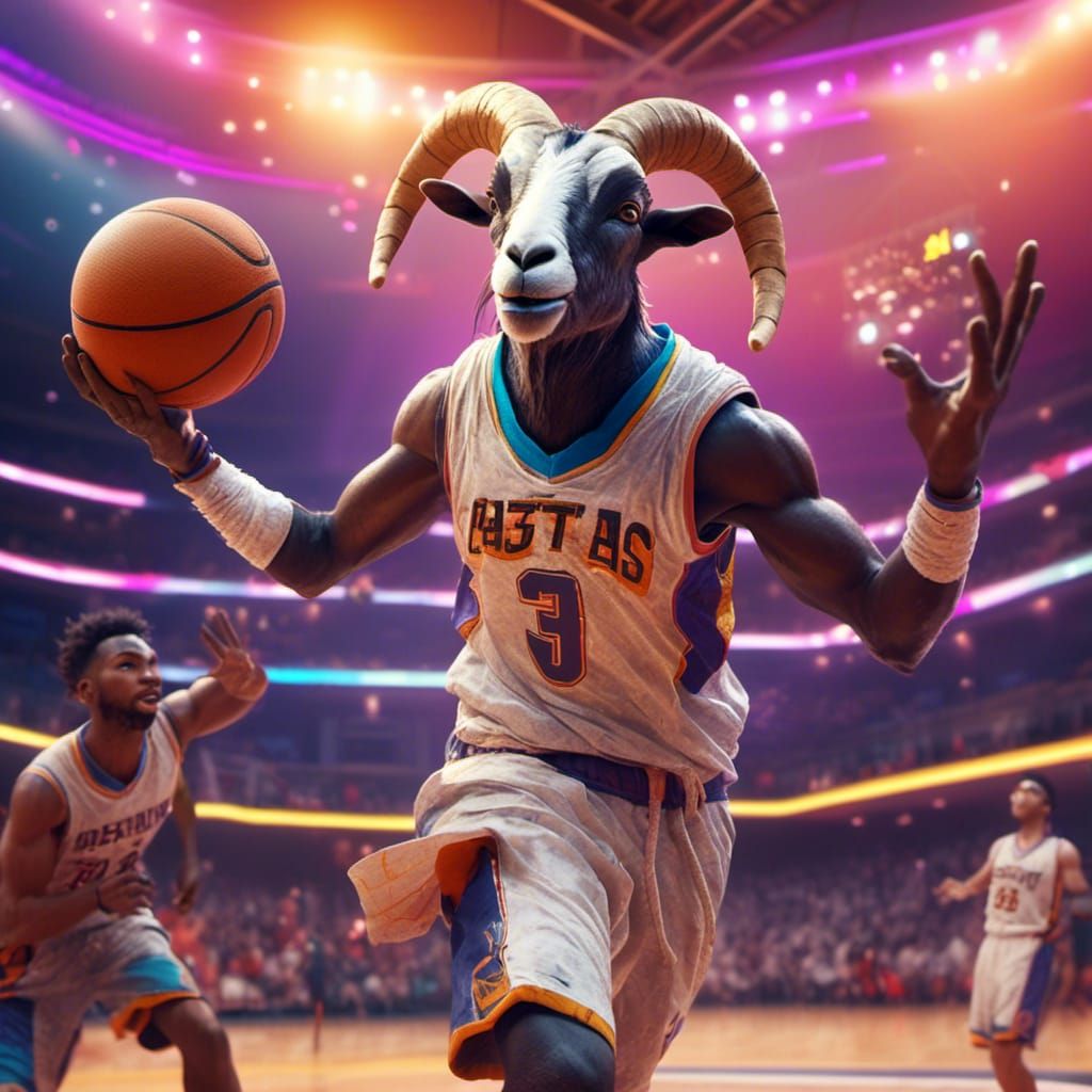 goat on the court