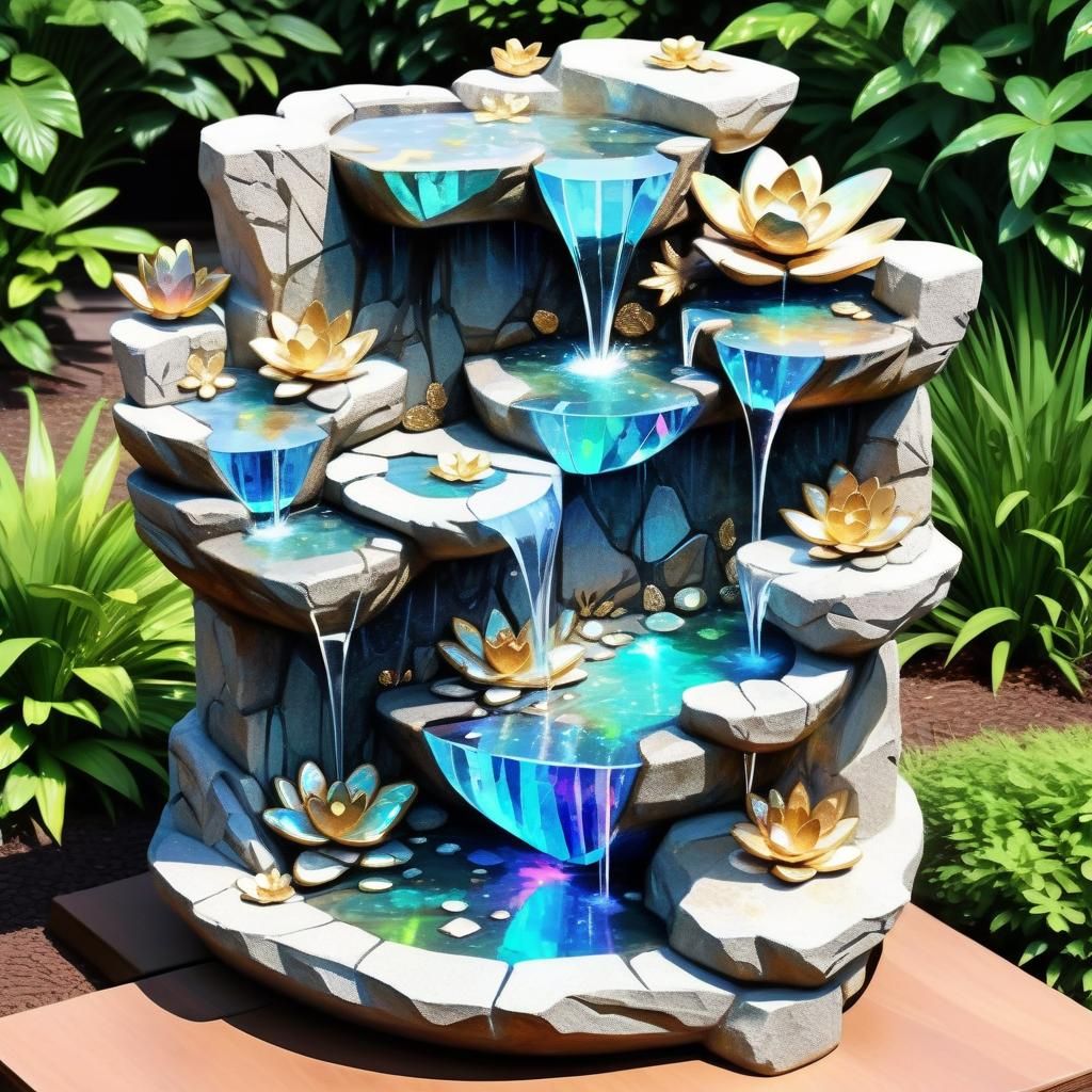 Lotus Water Fountain