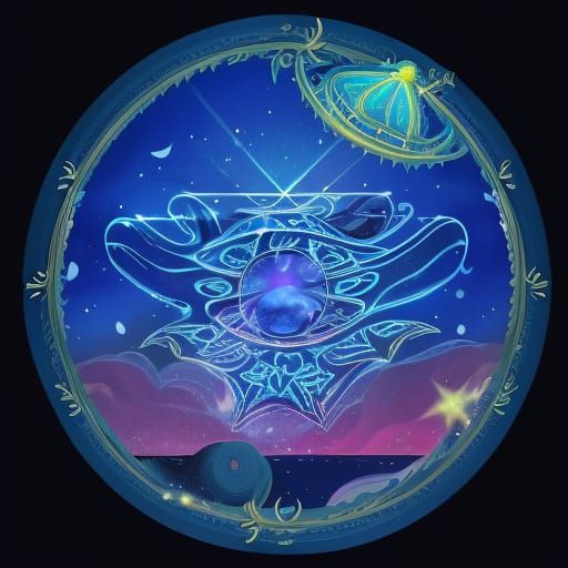 A tarot card