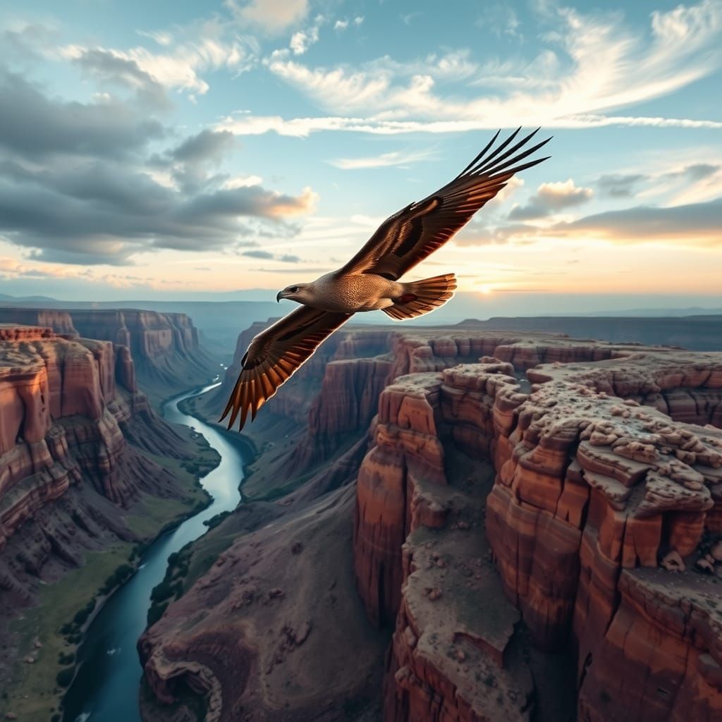 Above the canyon  by @draconewcal