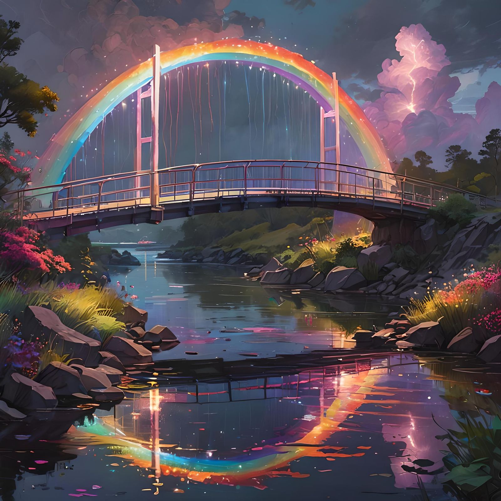 The Rainbow Bridge   by @Shelly