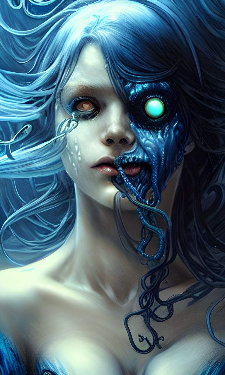 Underwater demon princess