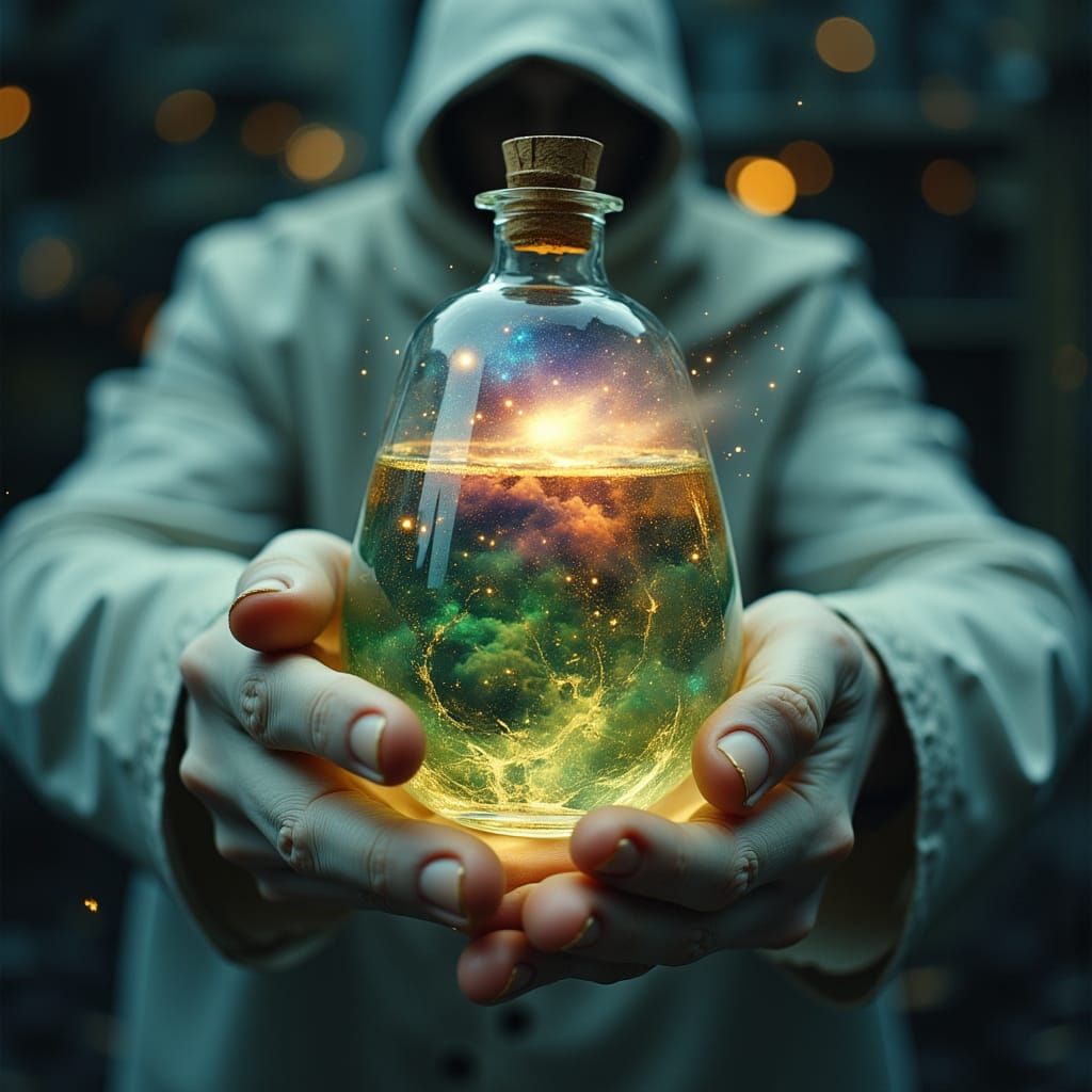 Will you try my new elixir?  by @ArtByAj