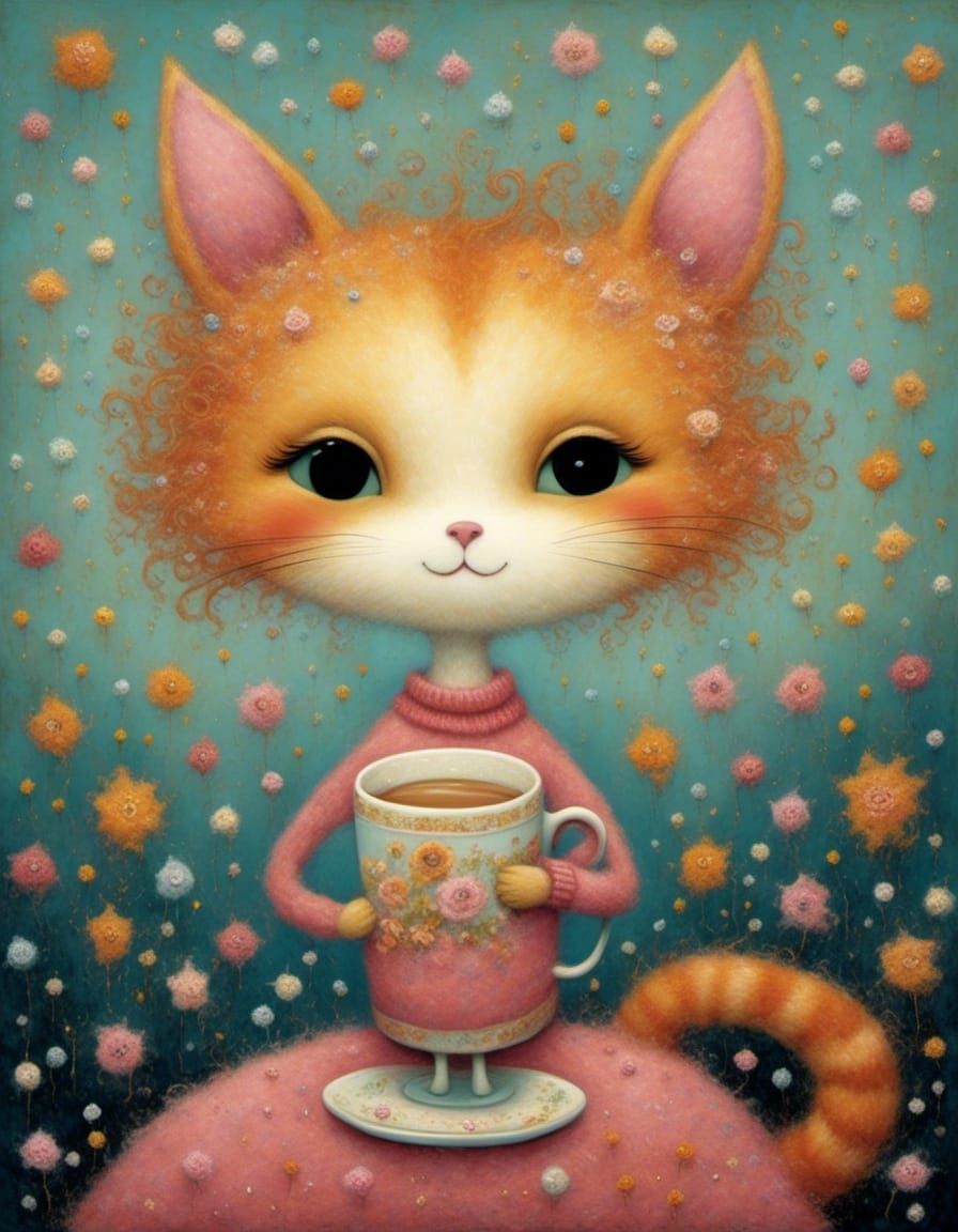 I love my legged coffee cup. 💖