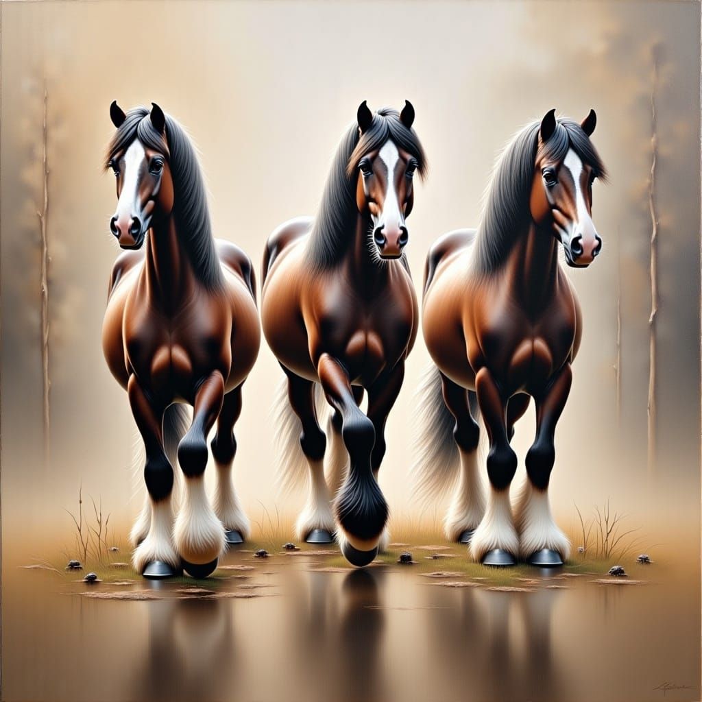 Trio of Horses